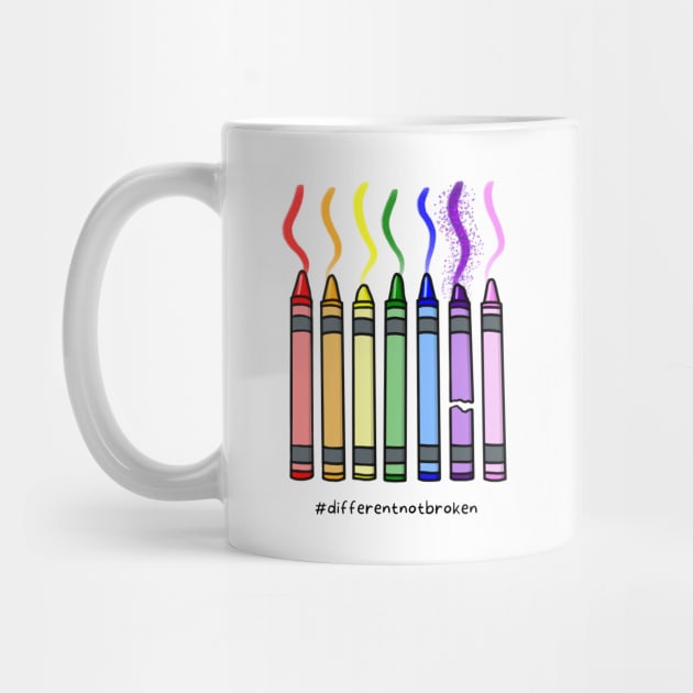 Rainbow Crayons – Autism Awareness by bumpyroadway08